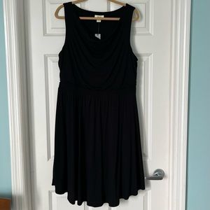 Anthropologie Maeve black dress XL petite